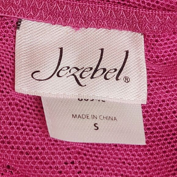 Y2K Barbie Pink Dotted Swiss Mesh & Lace Detail Sheer Cami/Slip Dress-Jezabell-S - Picture 10 of 12